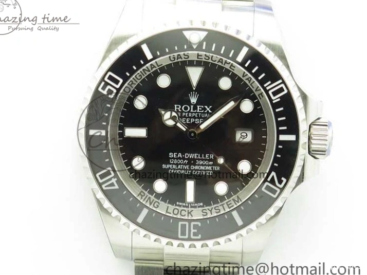 0107 Sea-Dweller DEEPSEA 116660 GMF 316L Steel Black Dial on SS Bracelet A UrbanChic 2959